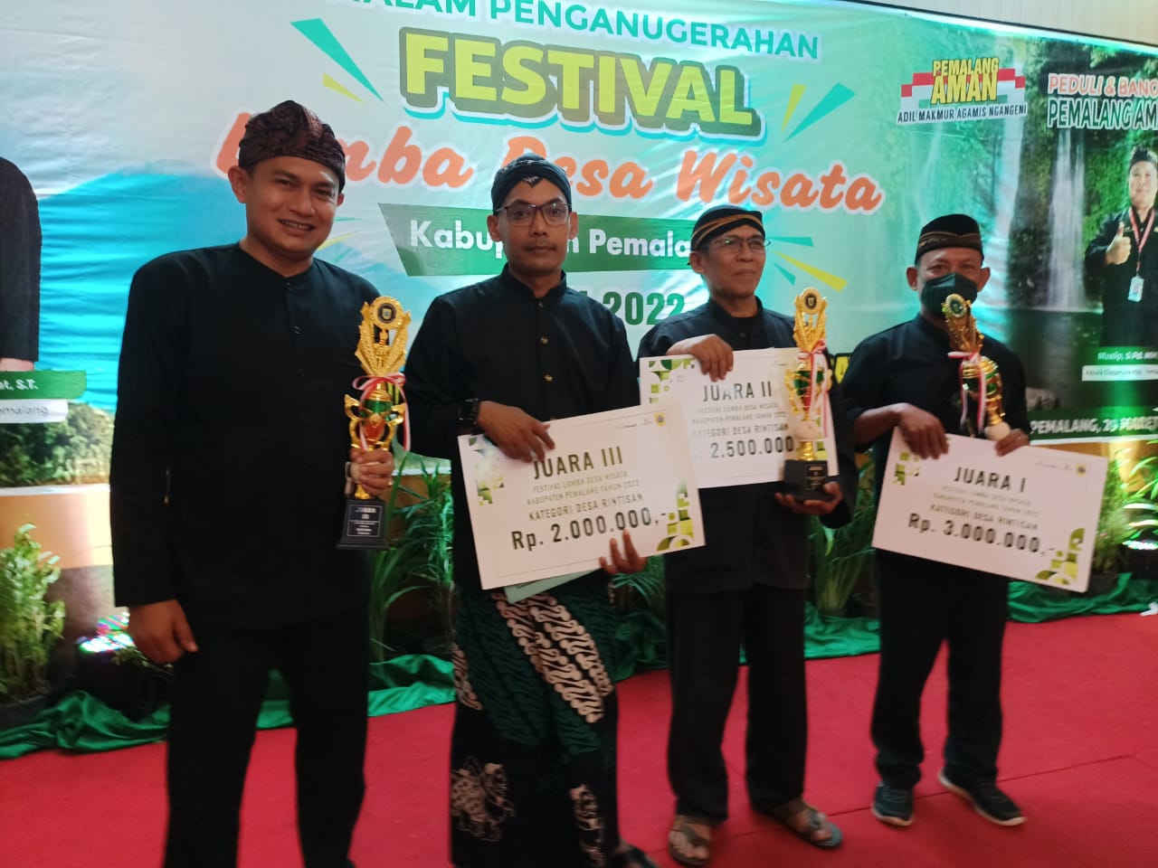 Bulakan Raih Juara III Diajang Festival Lomba Desa Wisata Kab. Pemalang Tahun 2022